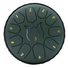 Steel Tongue Rain Drum 6 inch 11 tone for meditation yoga