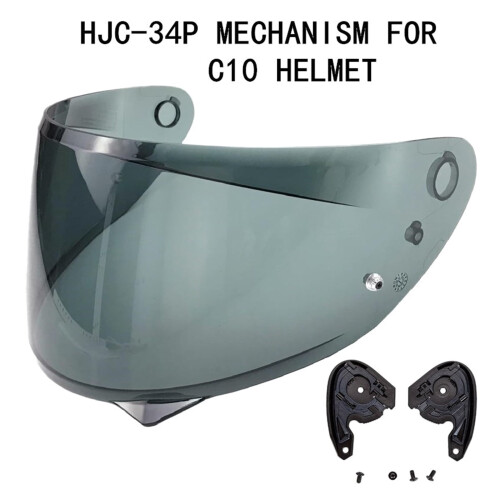 Helmet Mount Base for HJC C10 - Secure Attachment, 2 pcs 1