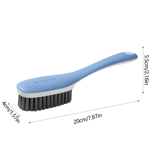 Hard Bristle Shoe Cleaning Brush Plastic Handle 20cm 2