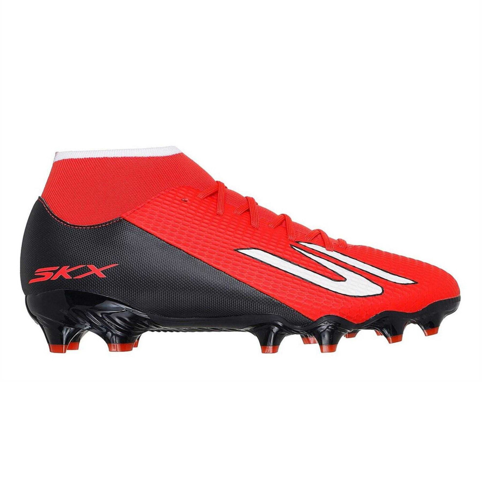 Skechers (10 Uk, Red/Black) Mens Skx_2 Academy Firm Ground Football Boots
