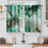Marble Kitchen Curtains Emerald Green Jade Gold Abstract 1