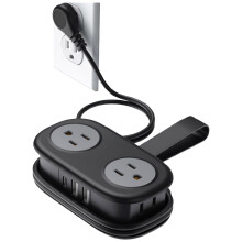 Mini Travel Power Strip with 4 Outlets 3 USB 1 USB-C 4FT