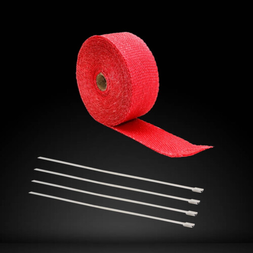 Exhaust Bandage Tape Red 1 Piece 2