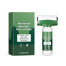 White Touch-Up Emulsion Paint 500g Water-Based Low-Odor