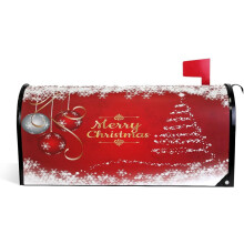 Christmas Mailbox Cover Snowflake Tree Design 21x18 Inch