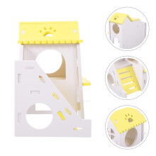 MUSEYA Hamster House Hideout PVC Decorative Toy 1 Piece