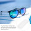 LEORX Clear Plastic Glasses Cases 10pcs 2