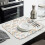 Küchenabtropfmatte mit Boho-Blumenmuster, Mikrofaser, 40 x 45 cm 3