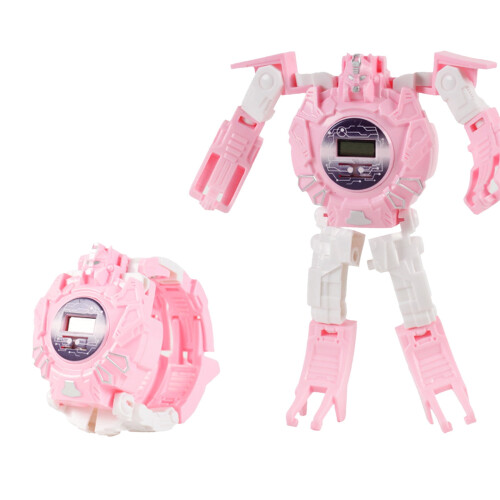 Light Electronic Deformation Robot Toy Watch Holiday Gift