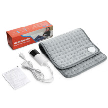 Electric Heated Blanket Throw Faux Fur Sherpa 9 Heat Levels