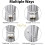 Magnetic Curtain Tiebacks Thick Twist Rope with Strong 4