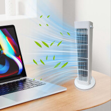 AC Unit for Bedroom Desktop Silent USB Tower Fan
