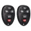 Chevrolet GMC Cadillac Keyless Entry Remote 2 Pack Black 5 1