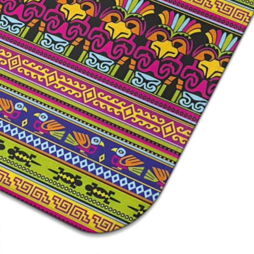 Boho diskmatta 45x61 cm tjock mikrofiber blommig 1