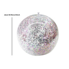 Inflatable Glitter Jelly Beach Ball 24 inch
