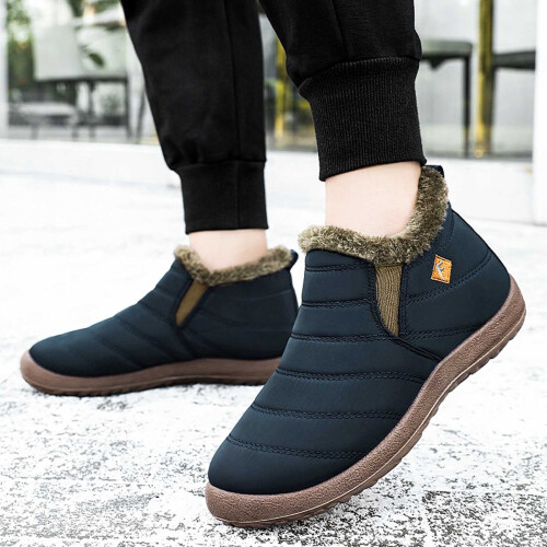 Women's Snow Boots Warm Lined Waterproof Ankle Boot Size 9.5 1