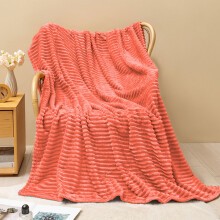 Flannel Throw Blanket Coral Fleece 1.5x1m