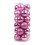 Mini Shatterproof Christmas Balls Pink Glitter 24 pcs 1