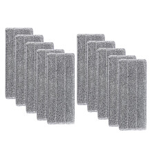Microfiber Mop Pads Washable Reusable 10 Pack 14x4.7 Inches