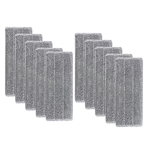 Microfiber Mop Pads Washable Reusable 10 Pack 14x4.7 Inches