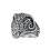 Men's Gothic Goat Head Ring Stainless Steel Size 7 1