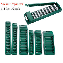 Socket Organizer Box for 3/8 1/4 1/2 Inch Drives ABS