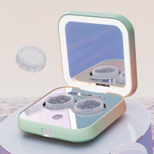 Lens Cleaner with Vibration Motor and Makeup Mirror