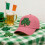 Shamrock Baseball Cap Adjustable Irish Hat with Clover Print 3