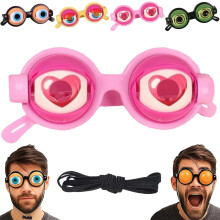 Funny Props Glasses Blinking Crazy Eyes with Strap