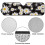 Daisy Print Windshield Sun Shade for Jeep Wrangler JL/JLU 6