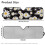 Daisy Print Windshield Sun Shade for Jeep Wrangler JL/JLU 7