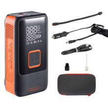 Portable Tire Inflator Dual Cylinder 12000mAh Auto-Off