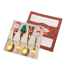 Christmas Spoon Set Stainless Steel 6pcs