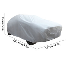 Universal Car Cover Waterproof UV Protection Dustproof Heat