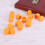 Orange Silicone Lug Nut Covers for Car Wheels 20 Pcs 6