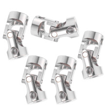 Silver Universal Joint Motor Connector 5 pcs