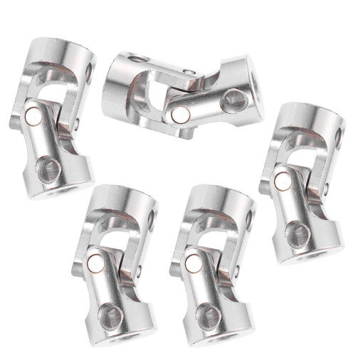 Silver Universal Joint Motor Connector 5 pcs