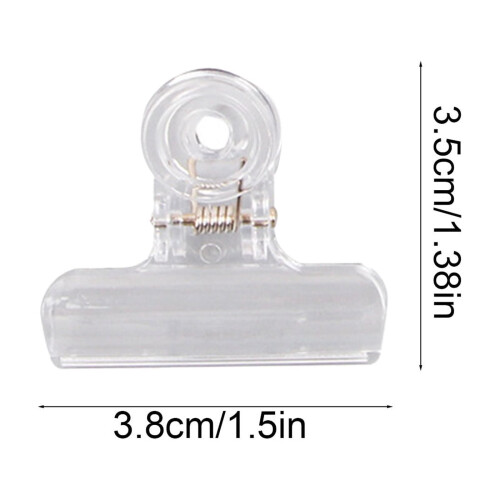 Plastic Clips Transparent 100 pcs 2