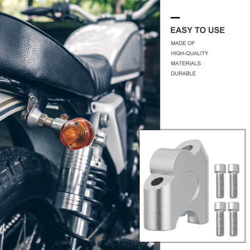 Ibasenice Motorcycle Handlebar Riser Durable Easy Install 1 1