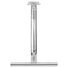 Salon Chair Footrest Heavy Duty Silver-Plated Iron