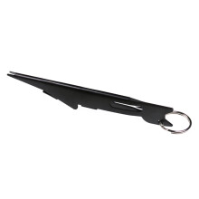 Fishing Knot Tying Tool Stainless Steel Black