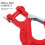 ATV Winch Hook Alloy Steel Red 1 Piece 3