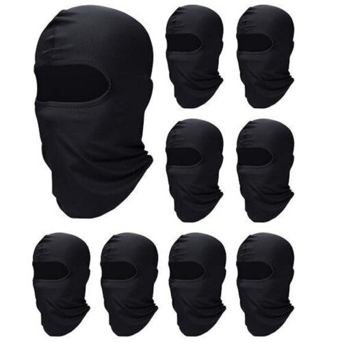 Neck Gaiter Balaclava UV Protection Breathable 9 Pack