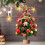 Mini LED Christmas Tree with Berries 13.8 inch Red Battery 6