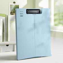 Folding Standing Clipboard with Low Clip 13.4x9.4 Inches
