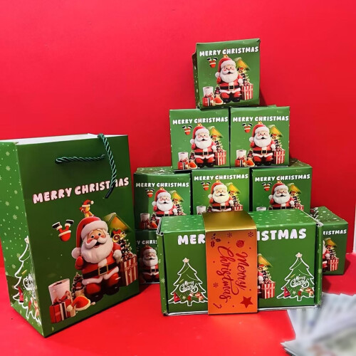 Coffret cadeau explosif avec confettis et enveloppe rouge 2