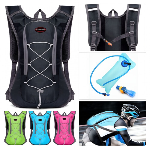 Sport Vest Hydration Backpack Black 2L