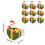 Coffret de 10 boîtes cadeaux empilables pour Noël 2