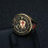 Men's Vintage Templar Knight Red Cross Shield Ring 3