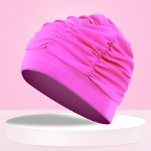 Swim Cap for Women and Men Polyester Long Hair Swim Hat